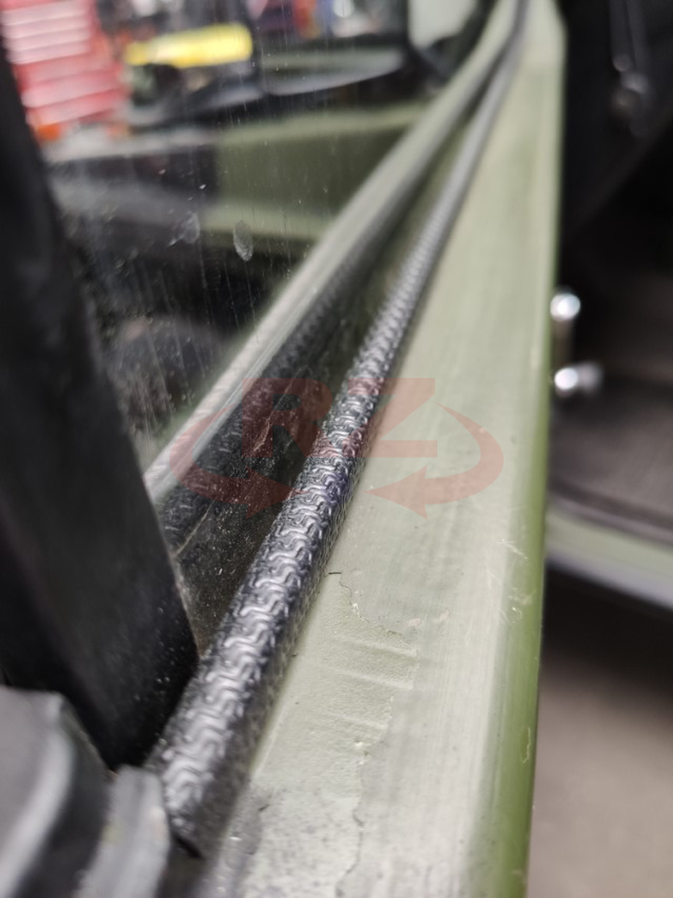 Schutzrahmen Türschacht innen Wolf R+L  Türdichtung p.f. Mercedes Wolf GD 250 W460 W461 W463