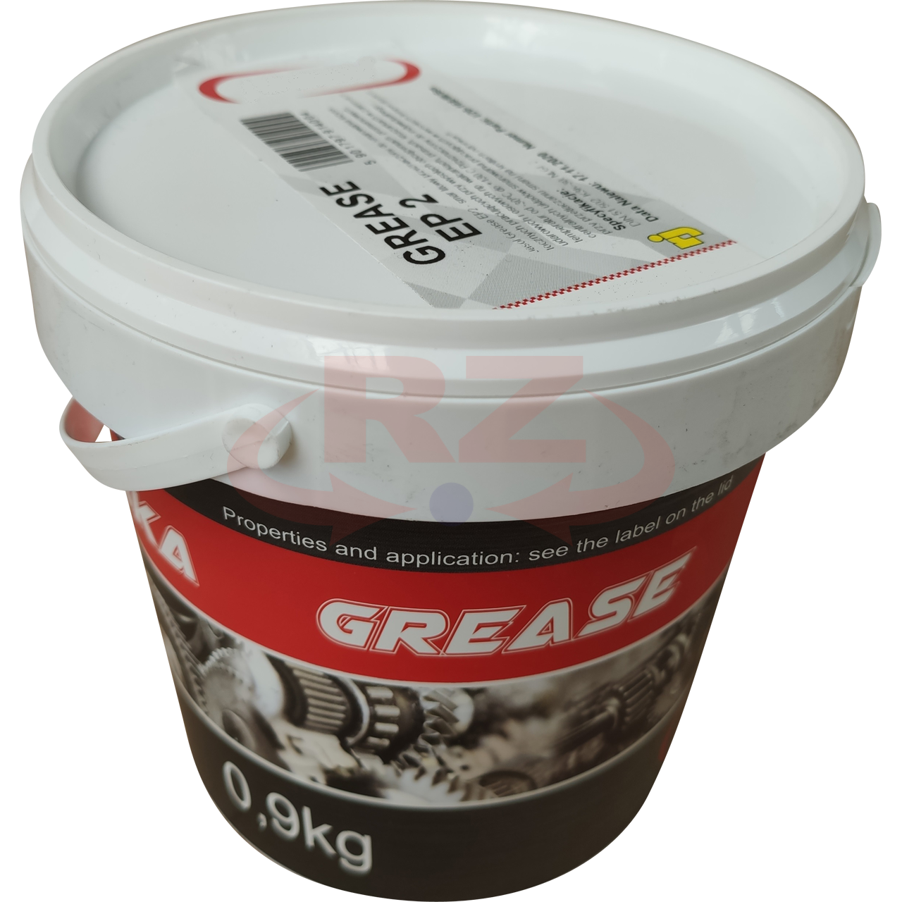 EP2 Lagerfett Braun 0,9 Kg Eimer , Lagerfett Lithium, (EN) resistant to water (0,9KG); -30/+130°C; DIN 51502 KP2K-30; NLGI 2