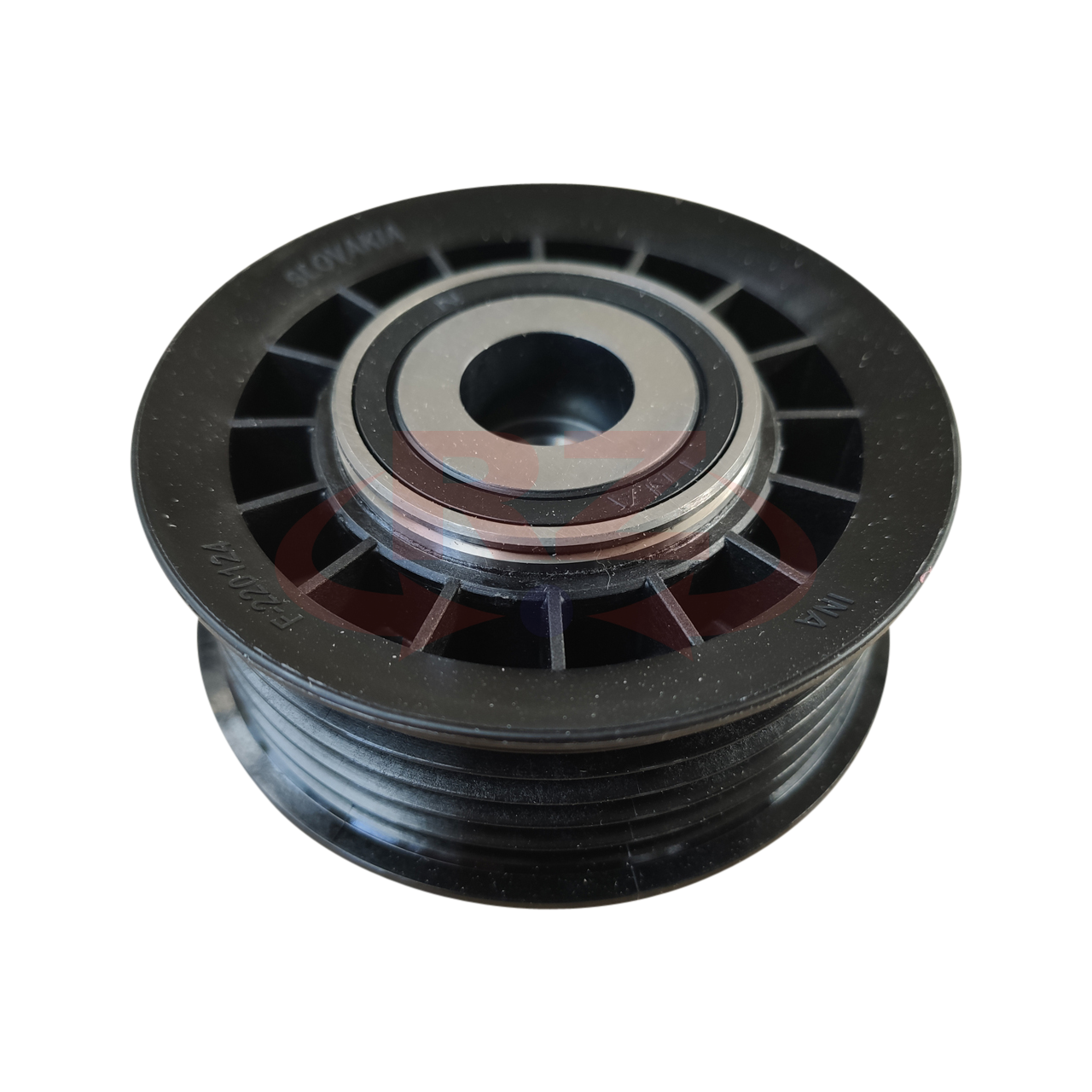 Spannrolle Umlenkrolle an Zylinderkopf bei Klimaanlage 63 mm OM 602 603 601 passend für Mercedes Wolf GD 250 W460 W461 W463