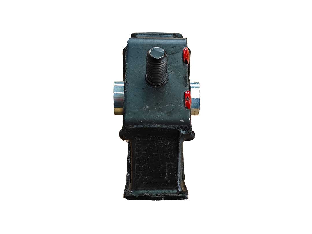 Gummilager  hinteres Motorlager A4602405718  Getriebelager Schaltgetriebe 2x M 8 Stehbolzen , + 1x M12 Stehbolzen pf. Mercedes Wolf GD 250 / 300 / 290  W460 W461 W463