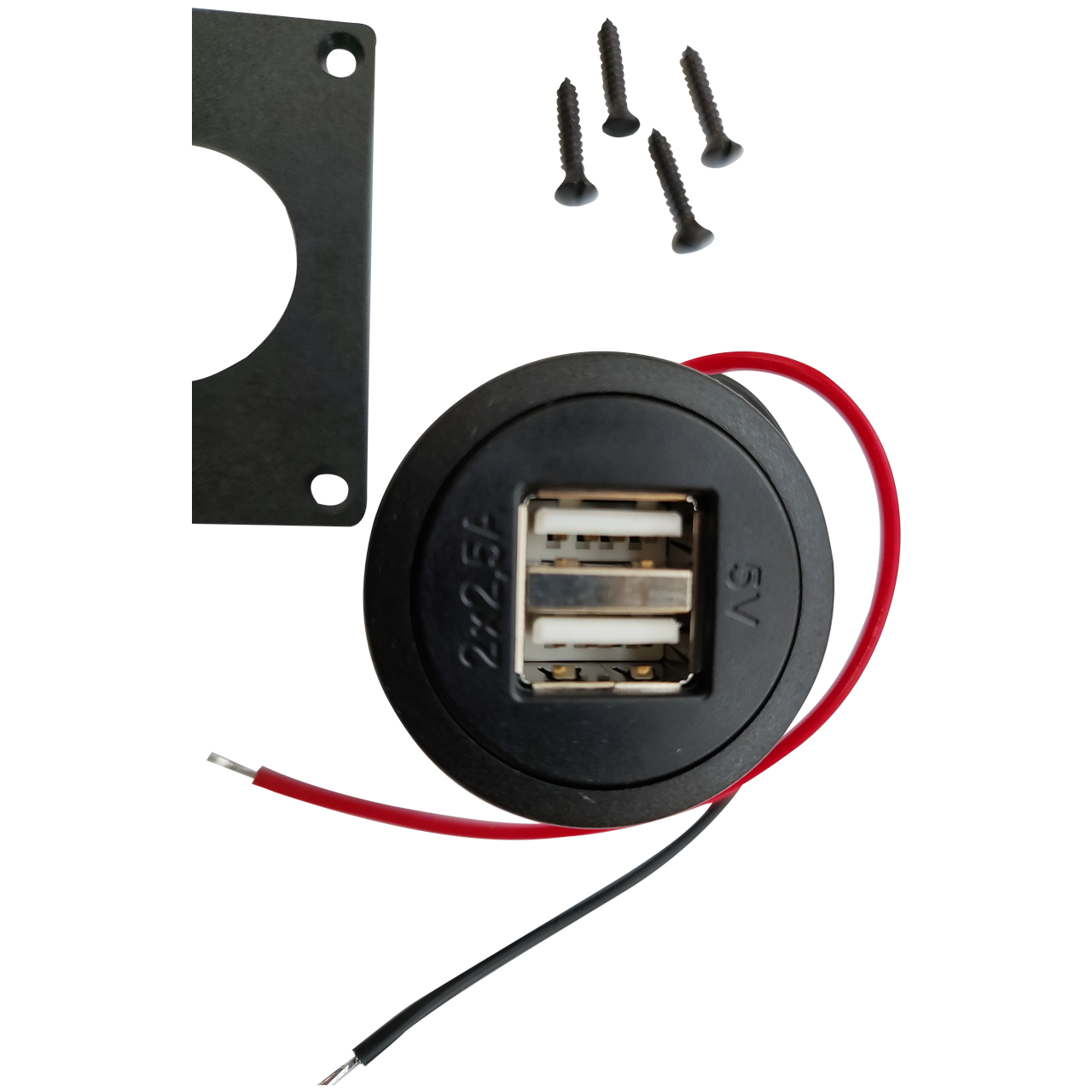 USB Ladesteckdose Doppelt 12V + 24V , auch für BW Wolf geeignet