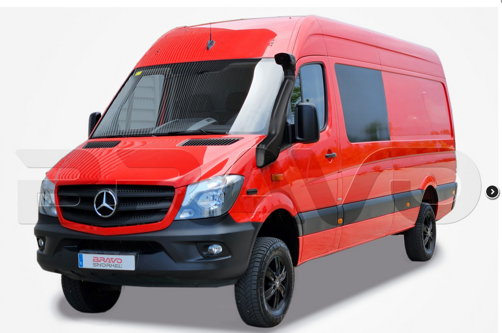 BRAVO Snorkel Schnorchel p.f. Volkswagen Crafter (Bj. 06 - 18), MB Sprinter W906