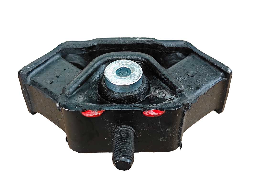 Gummilager  hinteres Motorlager A4602405718  Getriebelager Schaltgetriebe 2x M 8 Stehbolzen , + 1x M12 Stehbolzen pf. Mercedes Wolf GD 250 / 300 / 290  W460 W461 W463