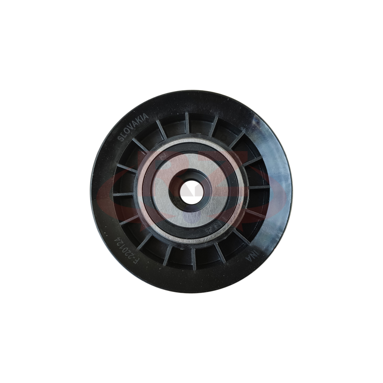 Spannrolle Umlenkrolle an Zylinderkopf bei Klimaanlage 63 mm OM 602 603 601 passend für Mercedes Wolf GD 250 W460 W461 W463