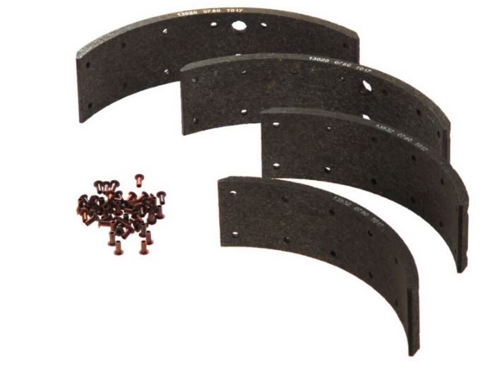 Bremsbelag für Mercedes G Klasse p.f. A4634230110 , 8,7 mm ,54mm breit,  für Trommel 260 mm W460 , W461 , W463 #1