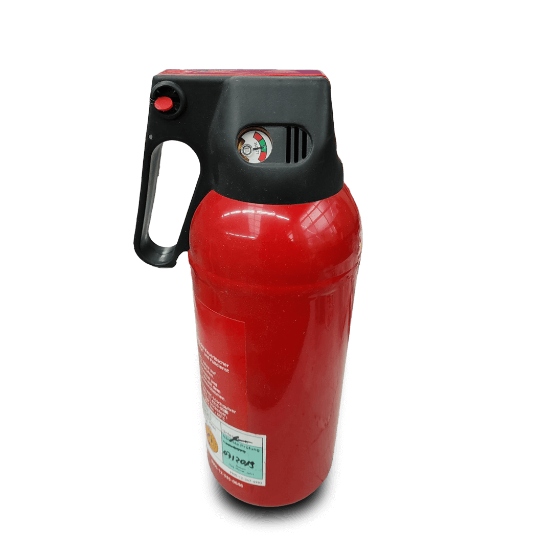 Feuerlöscher 2 Kg ABC Pulver Original vom Bundeswehr Wolf