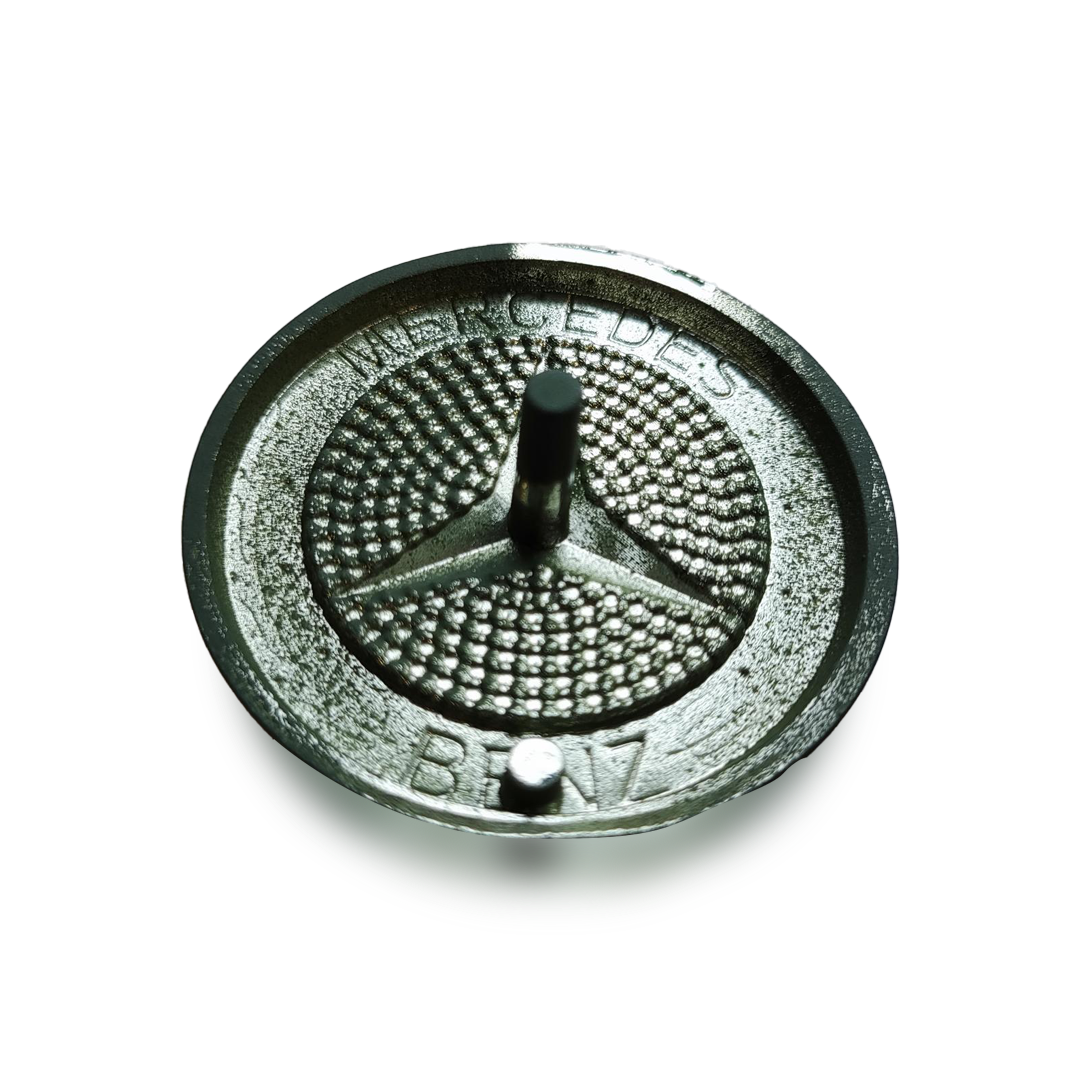 Mercedes Stern 42mm  lackiert Oliv Grün  für Motorhaube G Klasse Wolf W460 W461 W463
