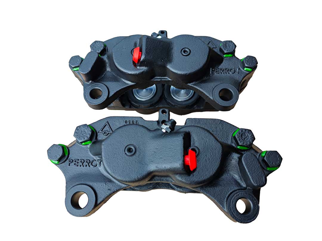Set 1 Kreis original Perrot Bremssattel rechts + links    p.f. Mercedes Wolf GD 250 + W460 W461 W463