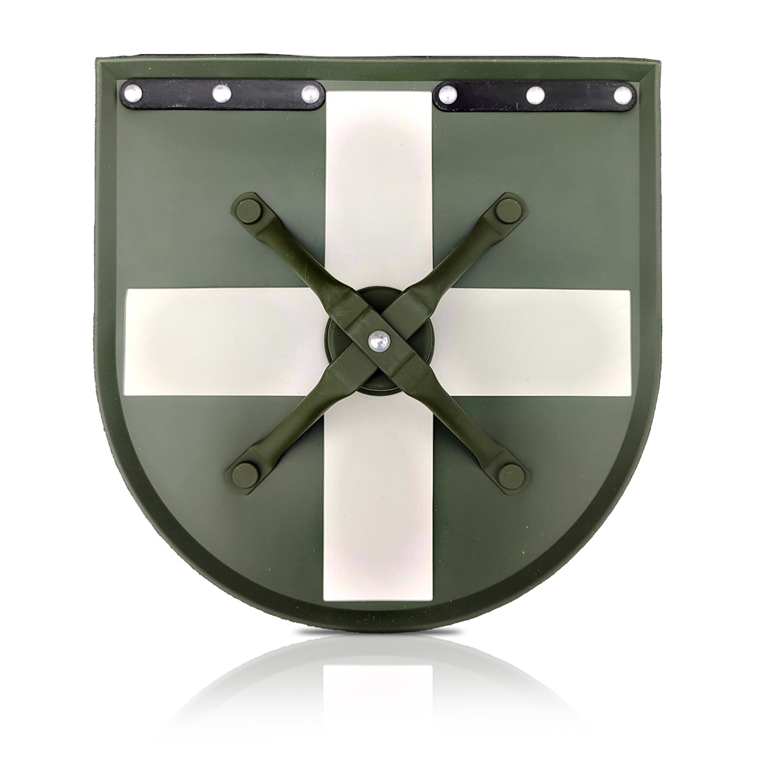 Leitkreuz NATO / Bundeswehr mit Leuchte ,Militär für Fahrzeug rückwärtiger Anbau NSN 2590-12-312-7209