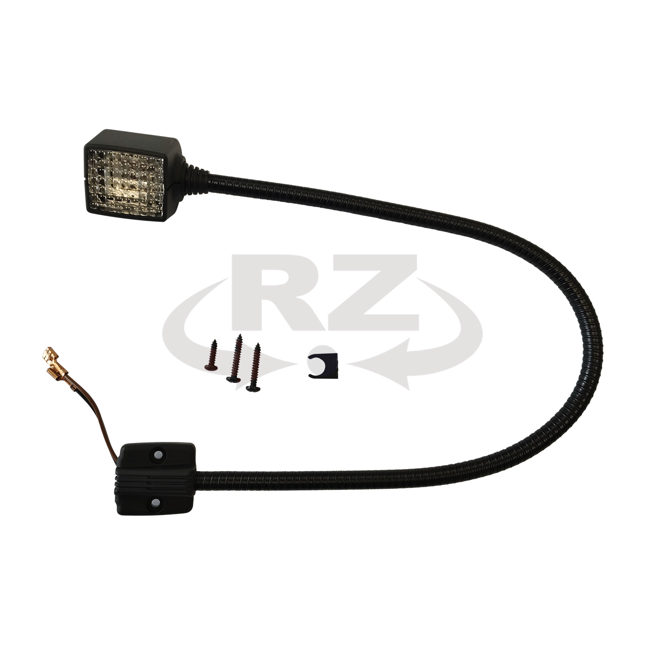 Leseleuchte 24 Volt mit Spiralhalter p.f. Wolf passend für Mercedes Wolf GD 250 W460 W461 W463