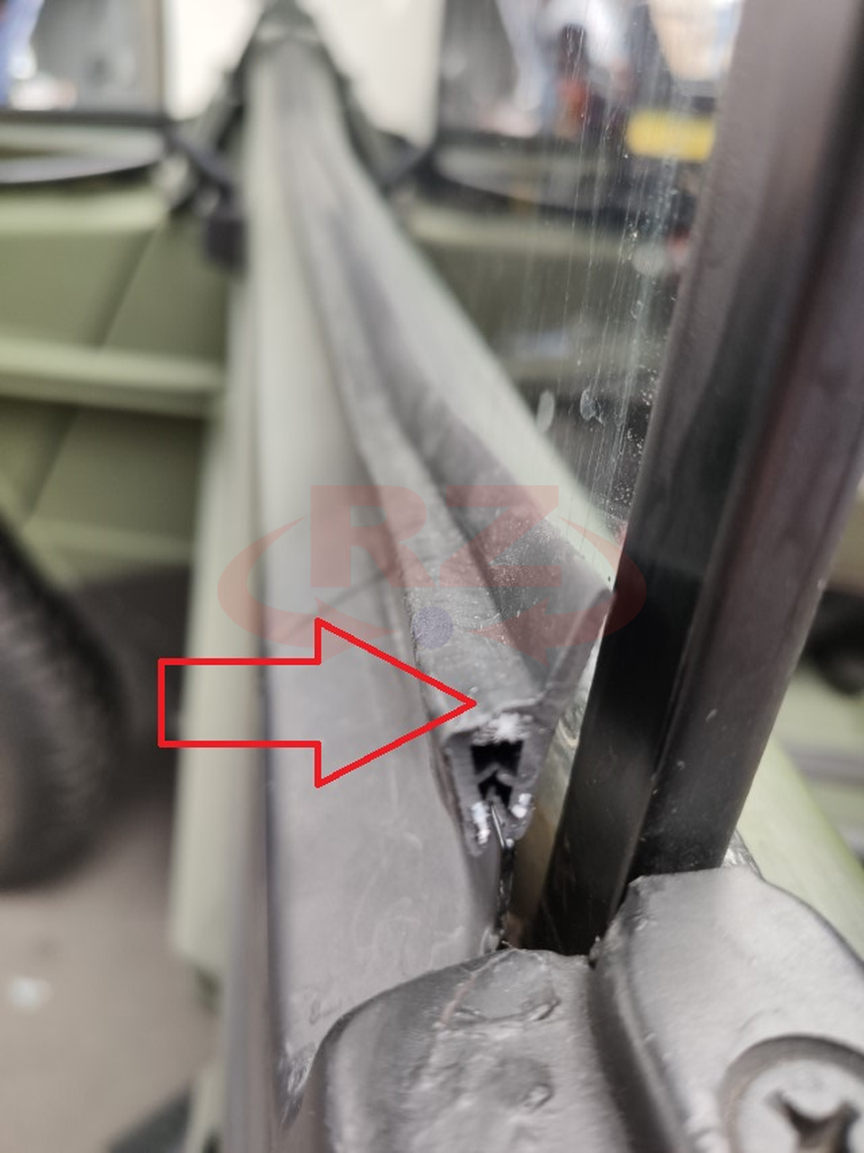 Türdichtung Türschacht aussen Wolf R+L  passend für Mercedes Wolf GD 250 W460 W461 W463