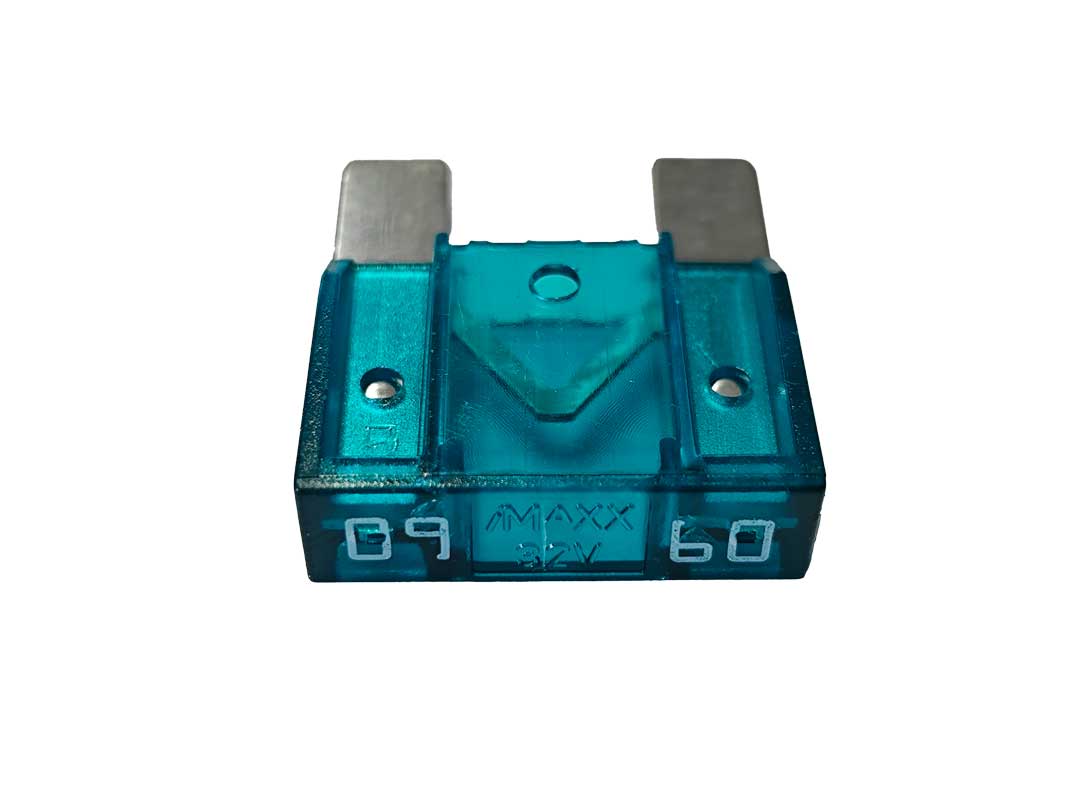 Flachstecksicherung 60A blau Maxi